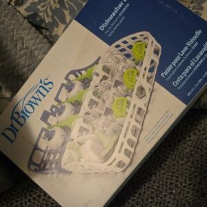 Dr. Brown's Dishwasher Basket with Green Accents